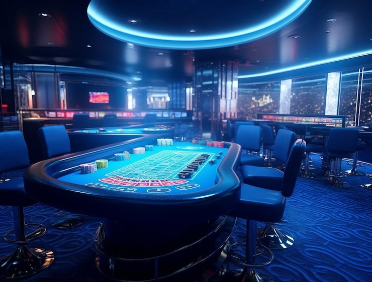 Studio produksi live-dealer berkualitas HD di lunaplay88